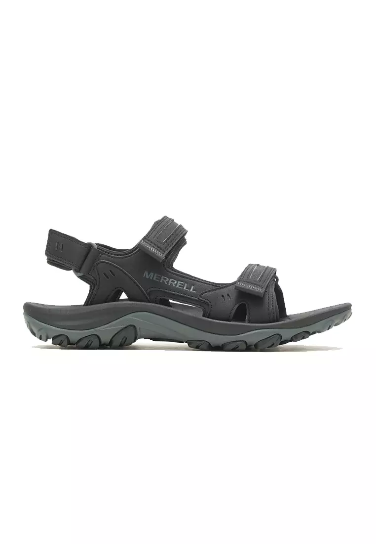 Discount on Merrell  shoes - SKU: Huntington Sport Convert Black Mens Sandals Water