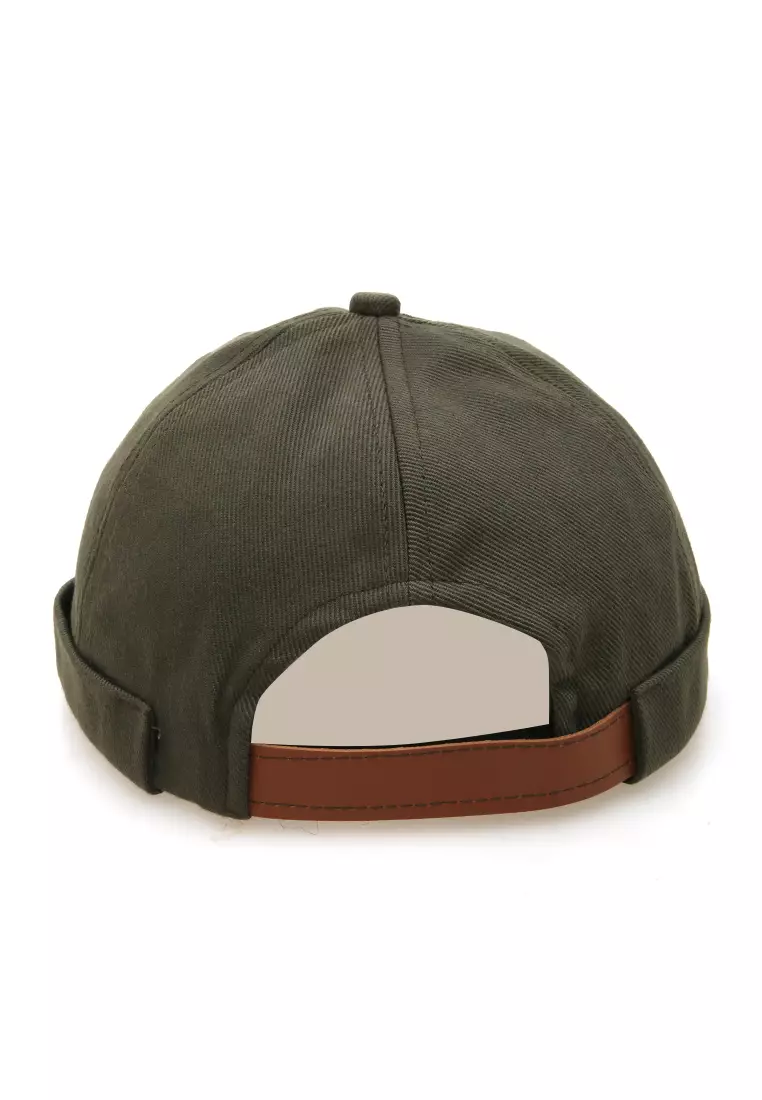 Kai Topi Peci Miki Hat Polos Pria Wanita Uniqe Design Material Cotton ORIGINAL - Army