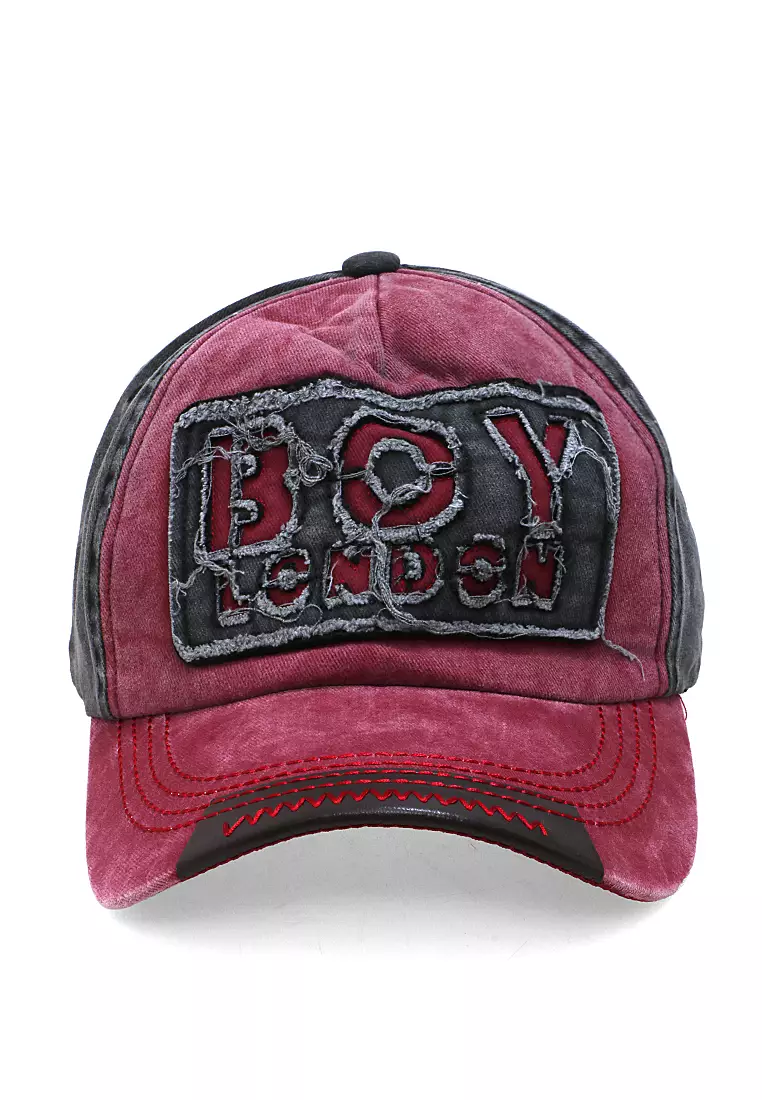 Drsh Topi Cap Baseball Unisex Boys Casual Stylish Resizable Strap Material Cotton ORIGINAL - Red