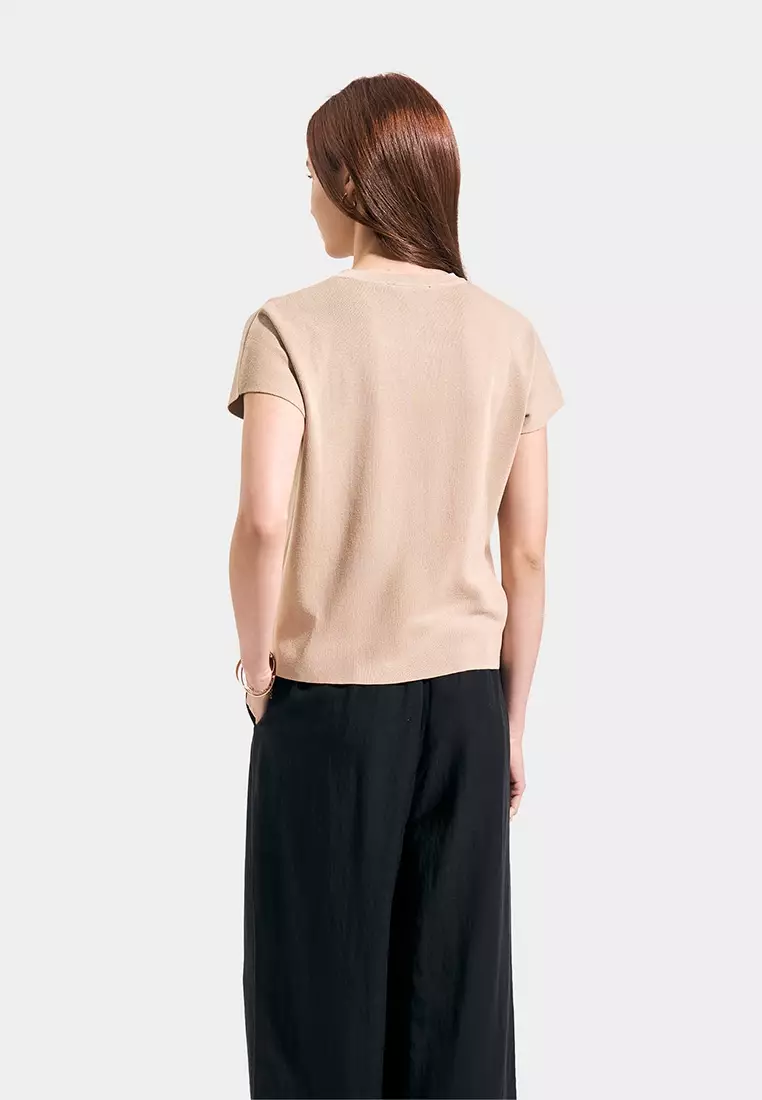 Flat Knit T-Shirt