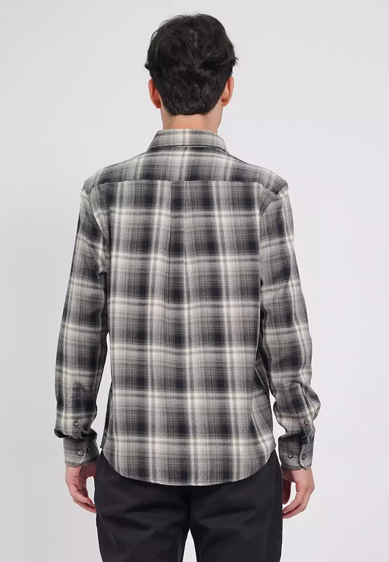 Regular Fit Long Sleeve Checks Shirt