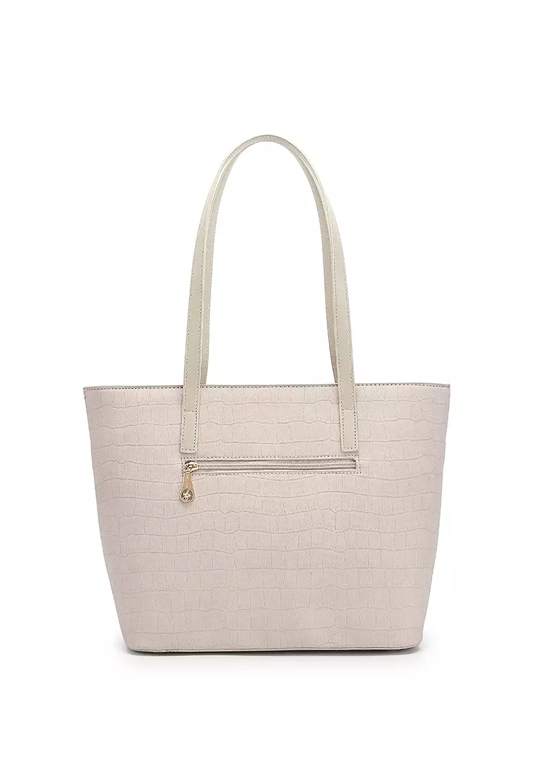Women's Tote Bag / Shoulder Bag - Beige