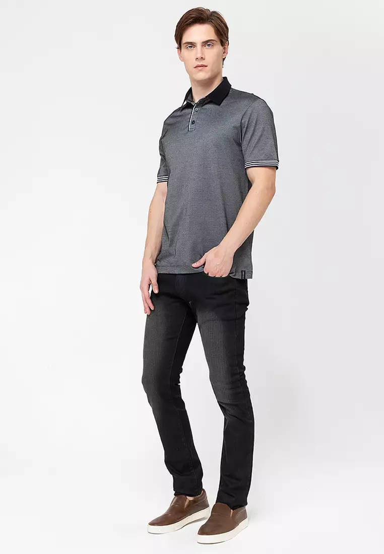 End on end 3 Button Polo Shirt