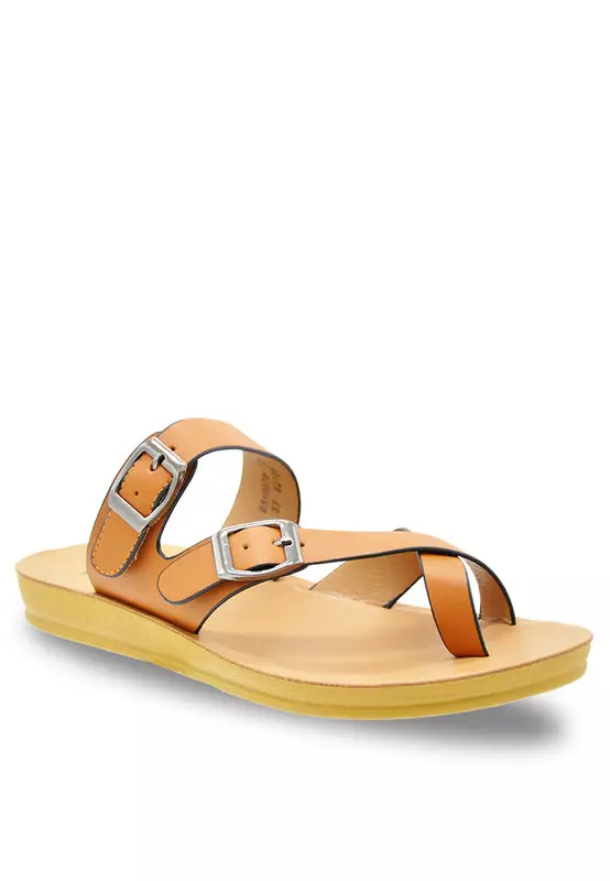 Buckle Toe Ring Sandals