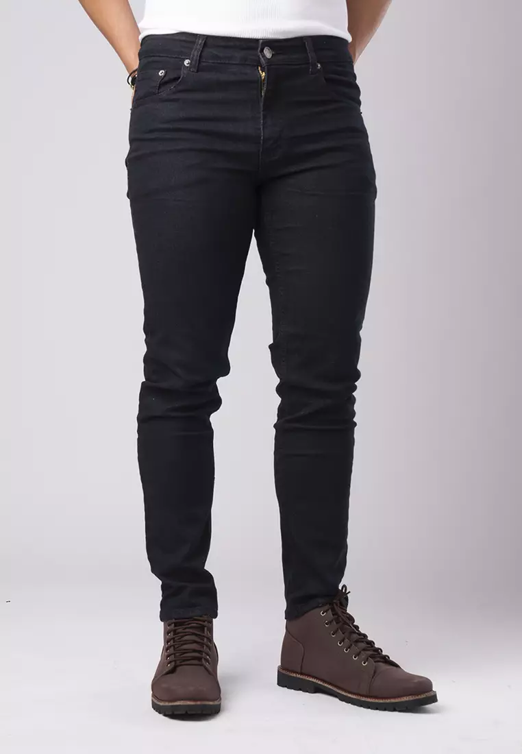 Slim Fit Jeans Jet Black