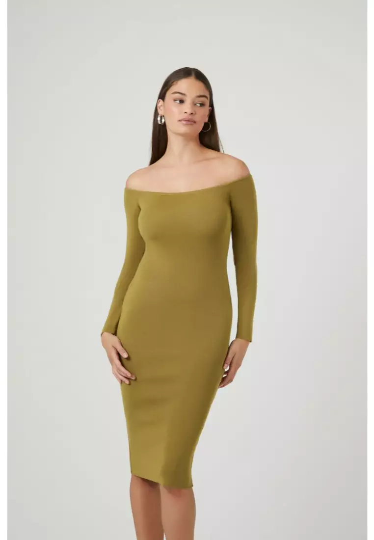 Forever 21 off the shoulder sweater best sale