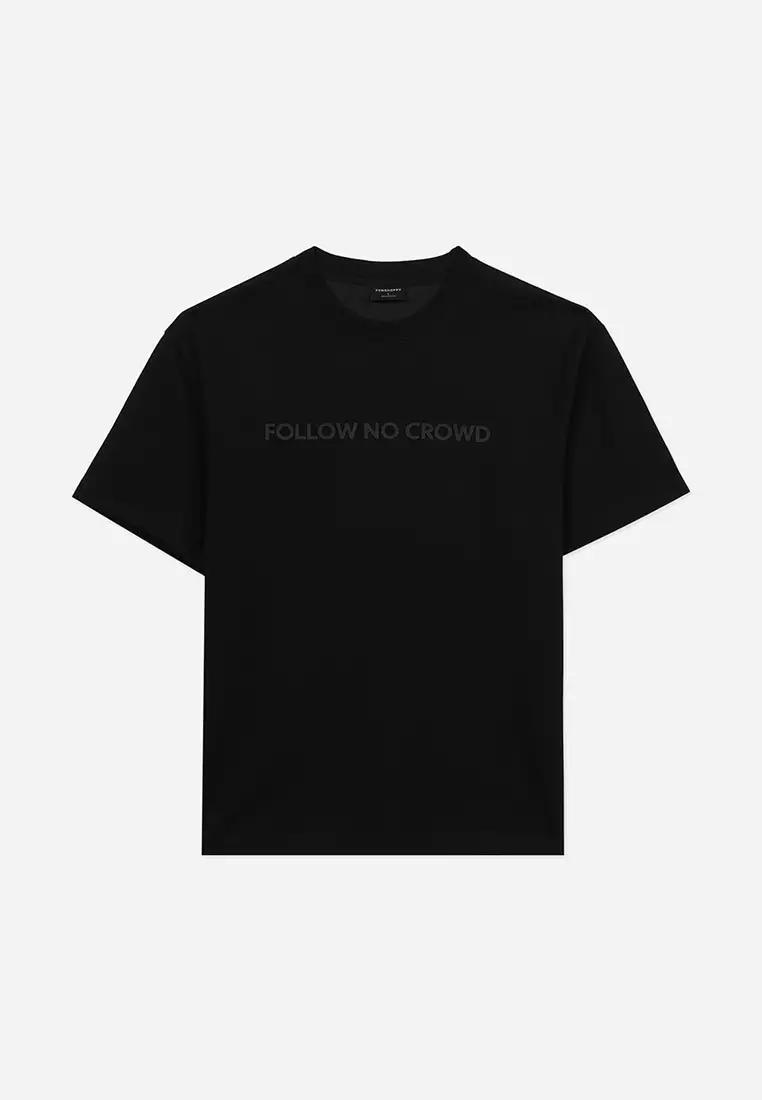 Follow No Crowd Relaxed Fit Graphic T-Shirt