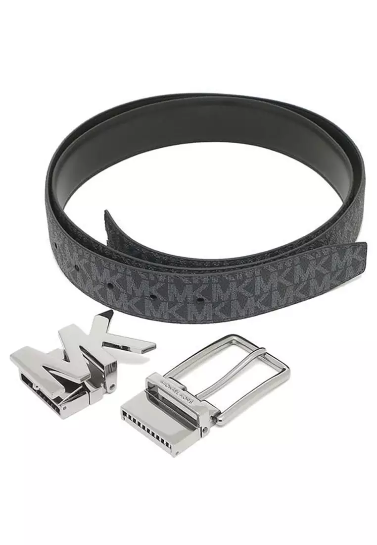 Buy Michael Kors Michael Kors Mens 4in1 Signature Canvas Belt Gift