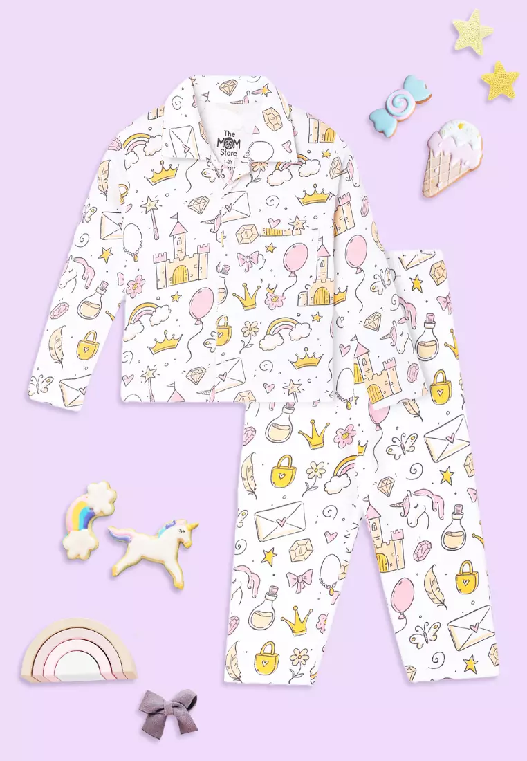 Baby and Kids Pajama Nightsuit Set- Fairy Princess