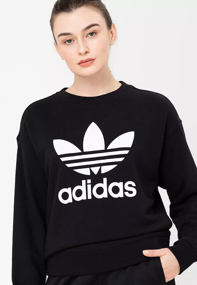 Trefoil crew sweatshirt store adidas