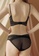 LYCKA black LMM0125-Lady Two Piece Sexy Bra and Panty Lingerie Sets (Black) 56081US346694FGS_3