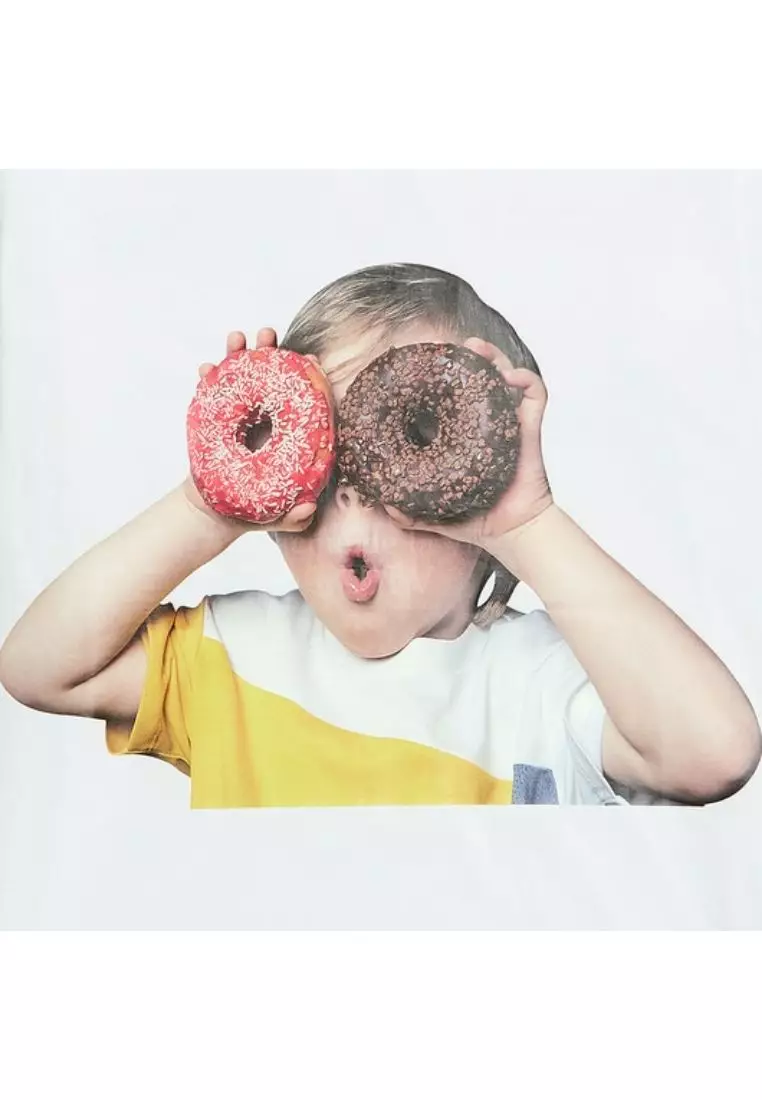 ADLV BABY FACE TSHIRT WHITE DONUTS 1