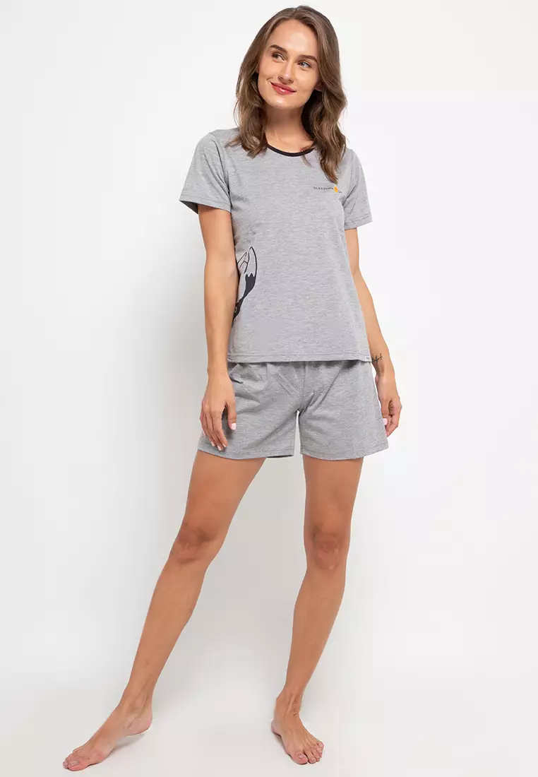 Pyjama Pijama Short Sleeve Short Pants Sleepwear