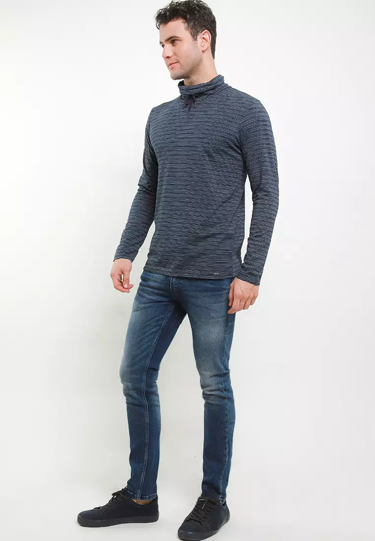 Turtleneck Denim Shirt Turtleneck Chelsea Boots With Denim Jacket