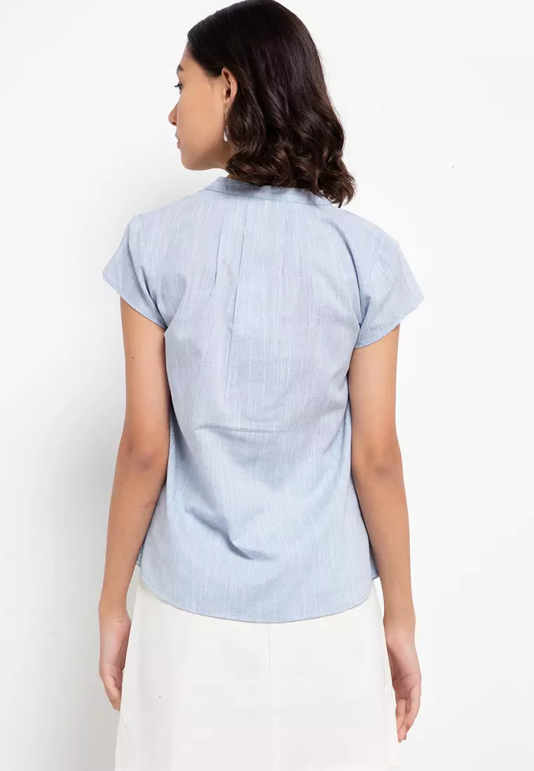Minaa Lounge Top In Blue