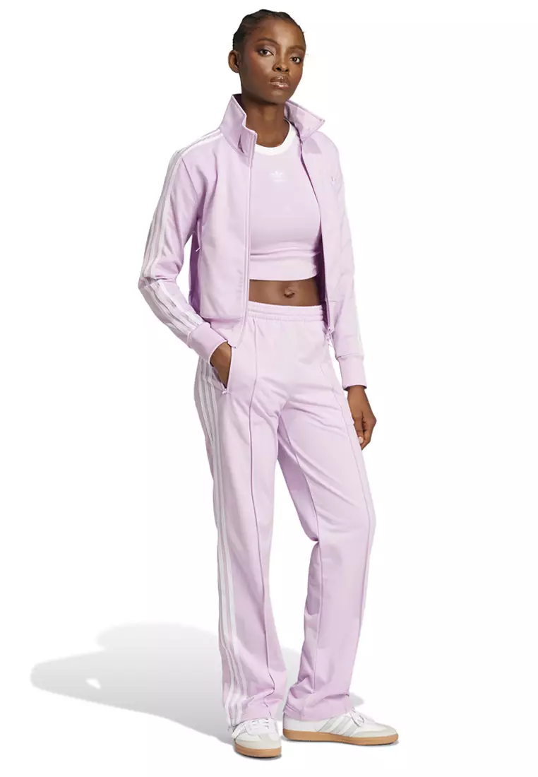 Purple Tracksuit Stripe Adidas Tracksuit Womens Adidas Essentials