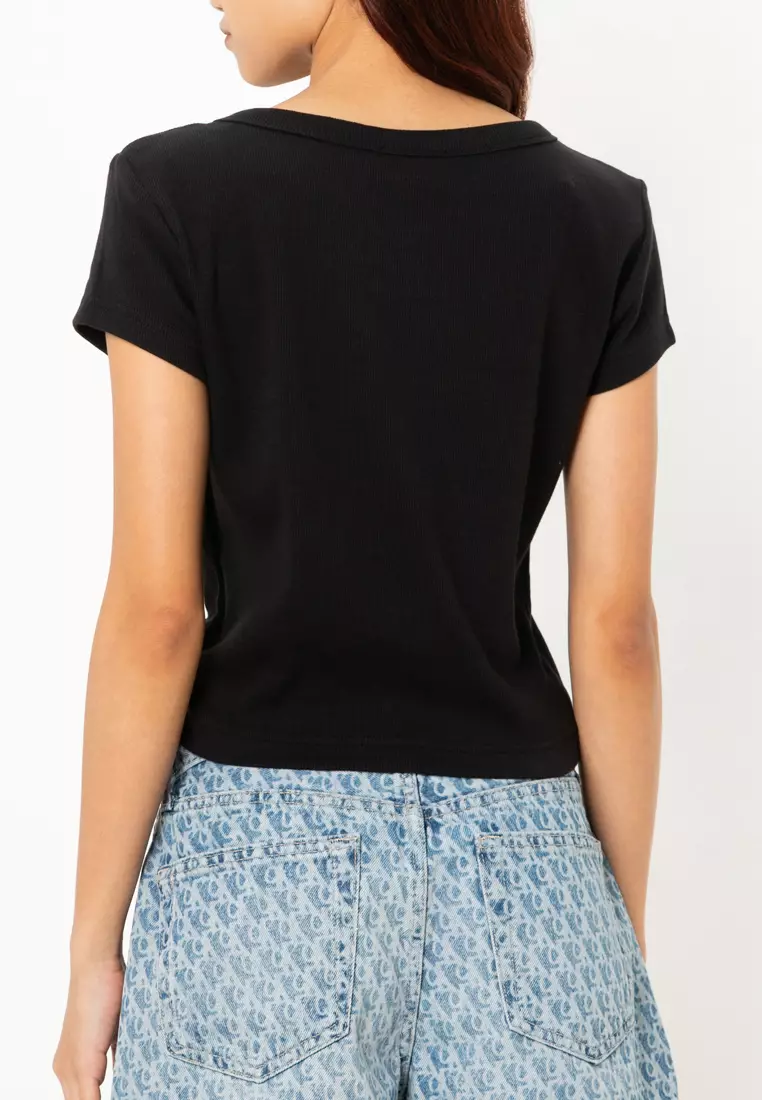 Rib Baby Tee - Calvin Klein Jeans