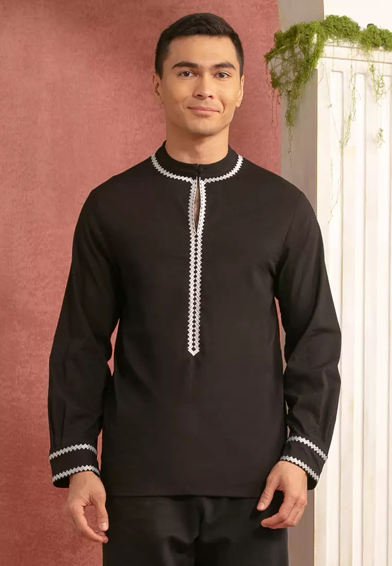 Men’s Collar Embroidered Shirt
