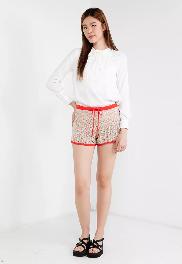 Cotton On Cora Crochet Knit Shorts 2024