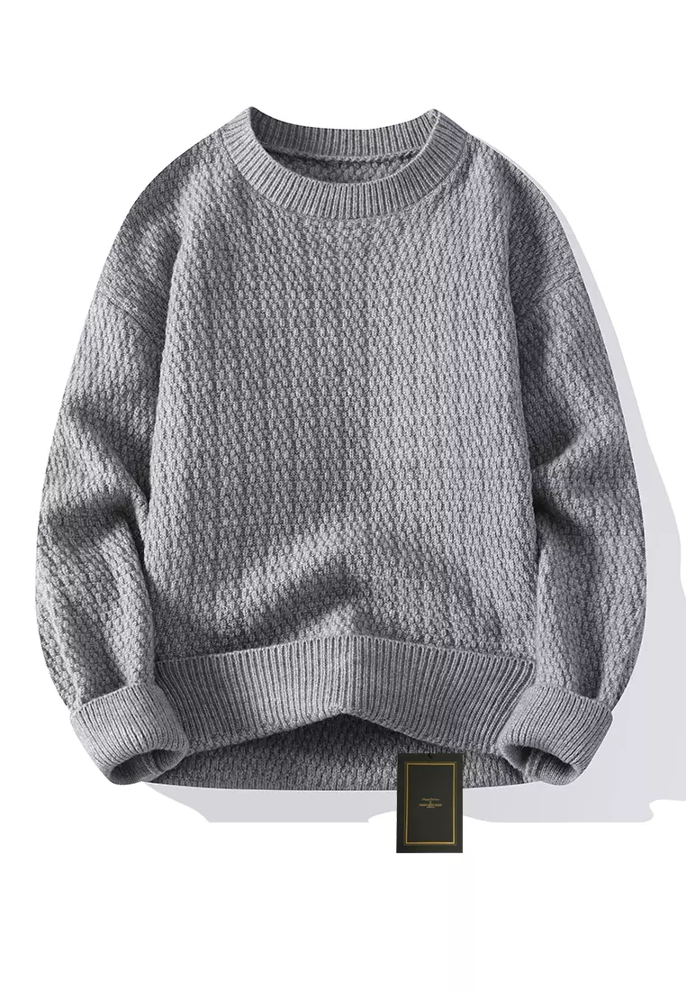 Classic Grain Knit Sweater AY H23937