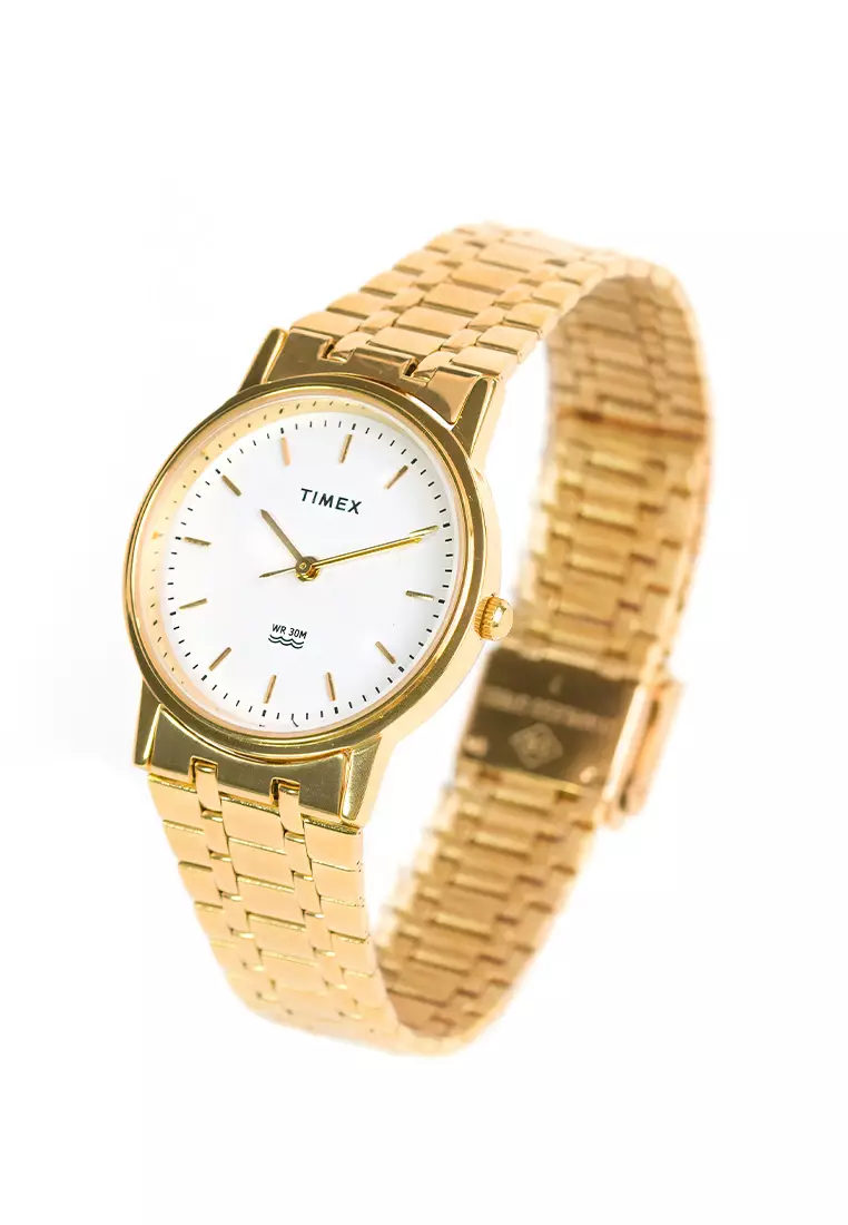 Timex AB Series Gold Stainless Steel Mens Watch TW00A303E CLASSICS