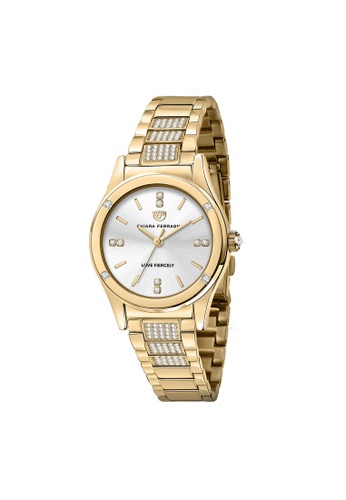 Chiara Ferragni gold Chiara Ferragni Contemporary 32mm White Silver Dial Women's Quartz Watch R1953102506 E4D30AC7D477F3GS_1