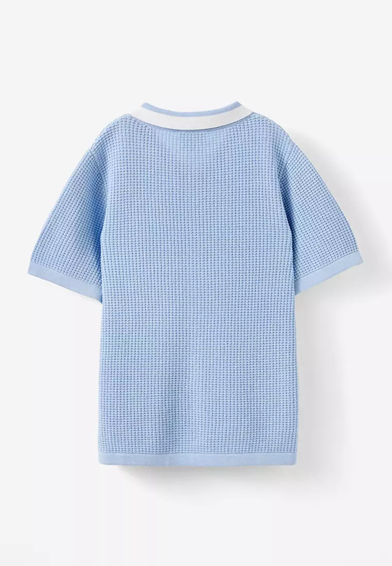 Knitted Short Sleeve Shirt