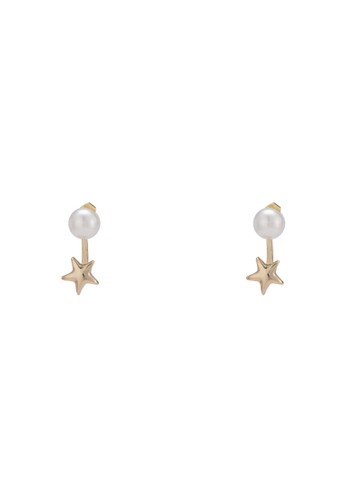 Renni 珍珠星星耳環, 飾品配件, esprit 台中耳釘