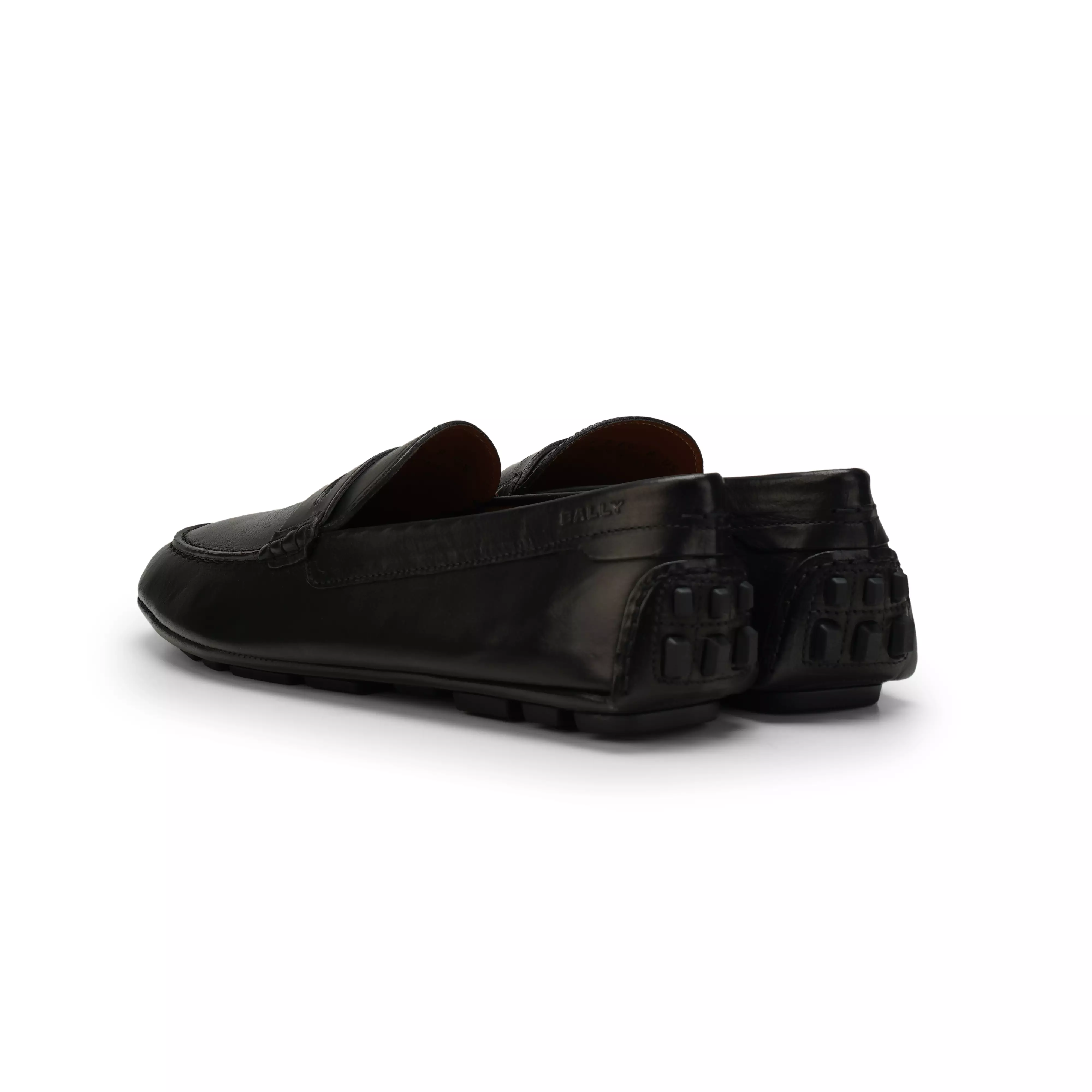Bally Kolton Leather Loafers - Black