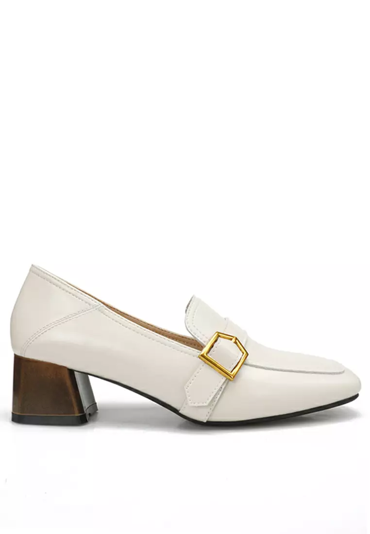 4CM Buckle Leather Loafer TE6988-5