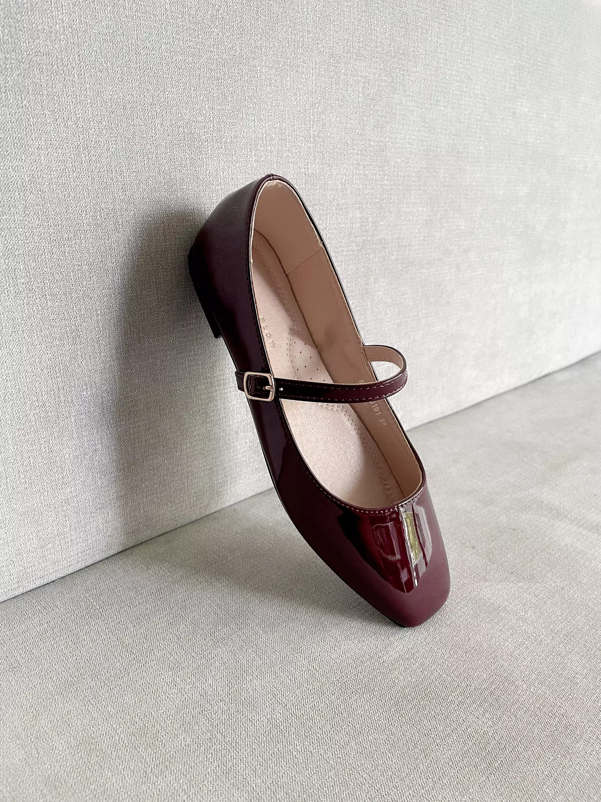 Blow BLNW 0101 Ariel Mary Jane Flats Shoes Wanita Sepatu Hitam Balet Women Shoes