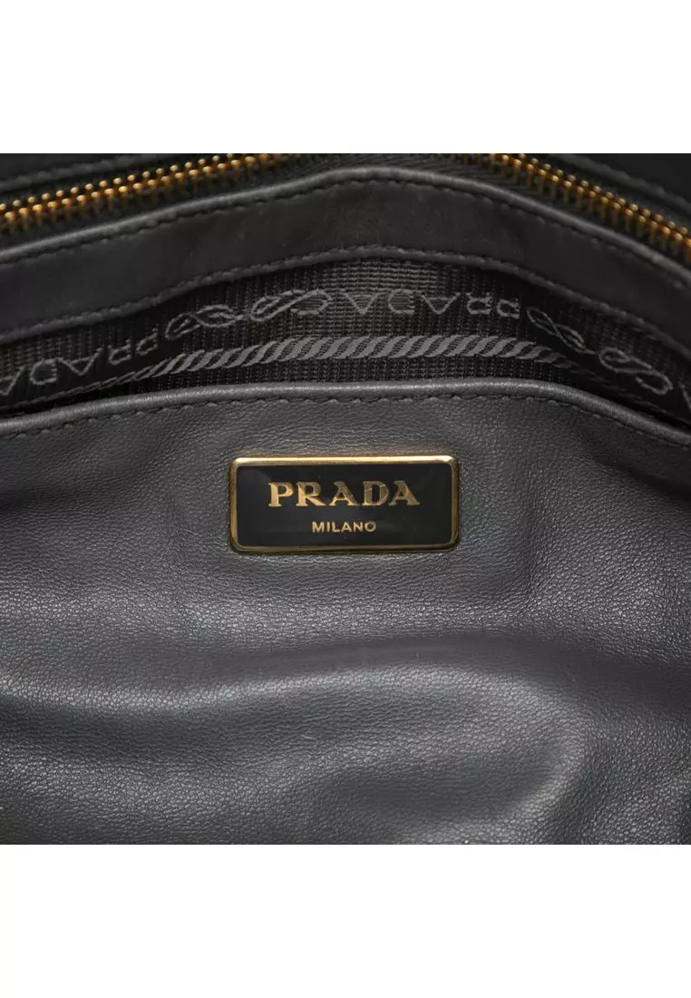 Pre-Loved Prada Tessuto Gaufre Satchel