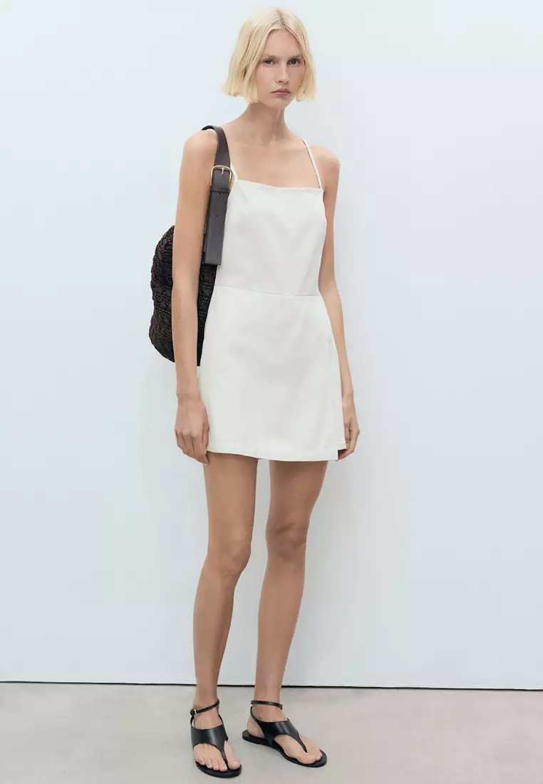 Short Denim Pinafore