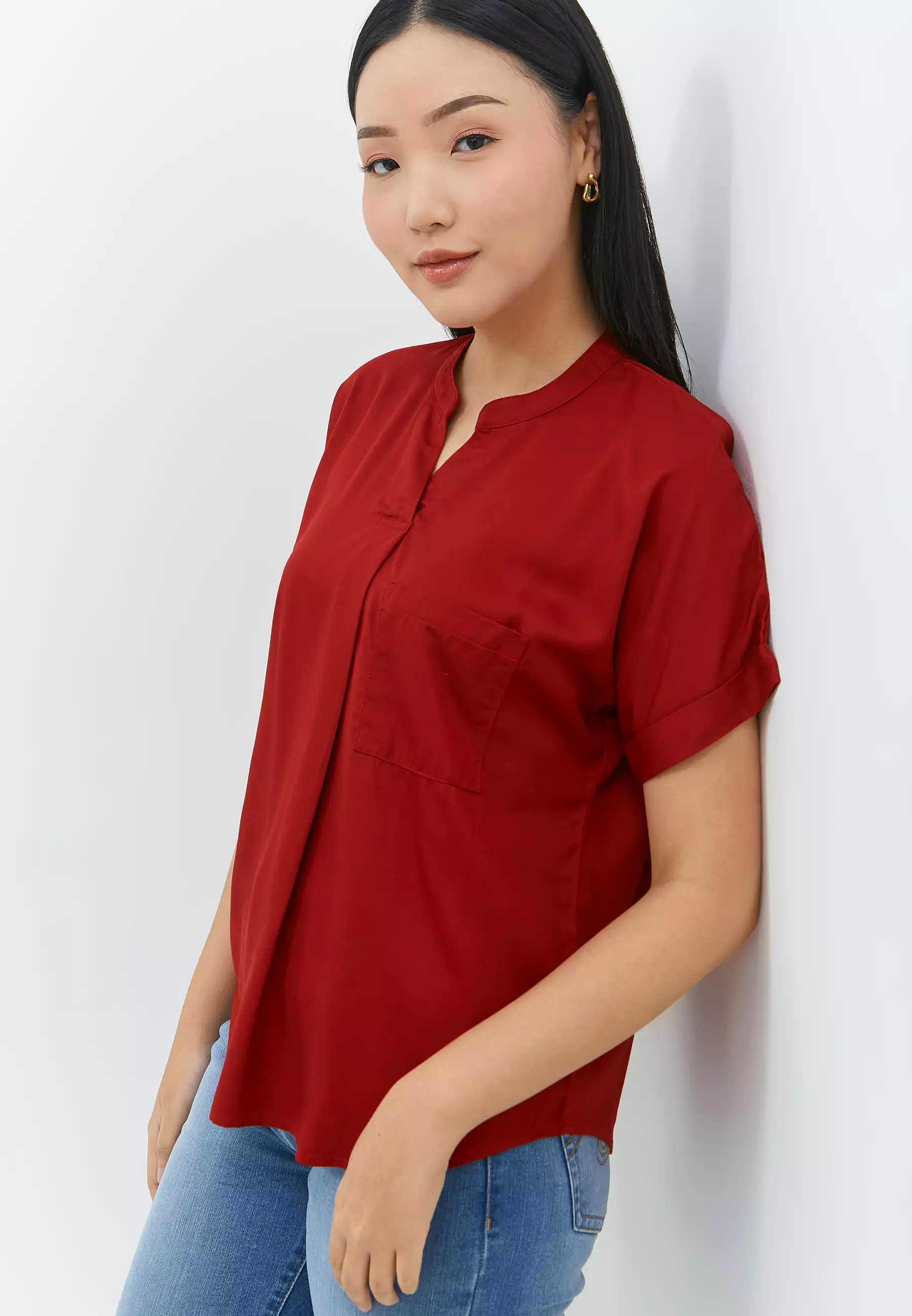 Aeris Red Blouse (G.1525)