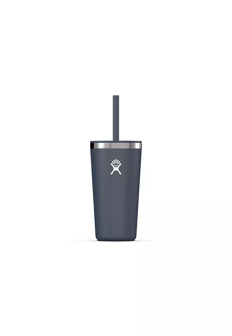 Jual Hydro Flask Hydro Flask All Around Tumbler Straw Lid Indigo 20oz Original 2024 ZALORA
