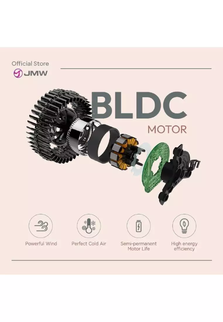 JMW Touch On Hair Dryer / Pengering Rambut - Ocean Grey