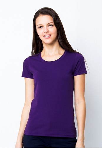 Basic Short Sleeve Purple