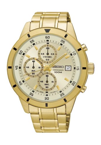 Jual Seiko Jam Tangan Pria Seiko Chronograph Sks566p1 Strap