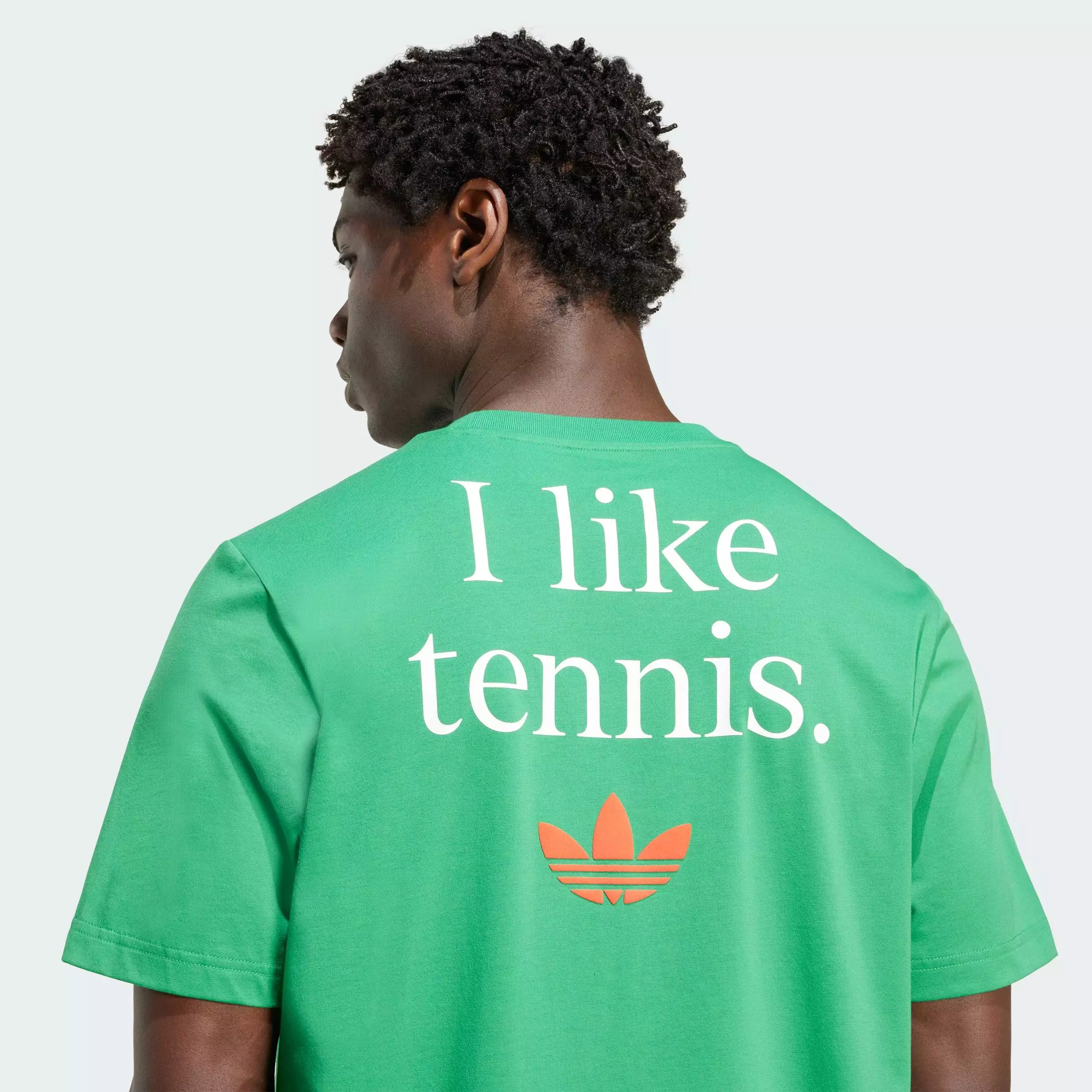 Tennis Tennis Graphic Tee Men Green JV8496