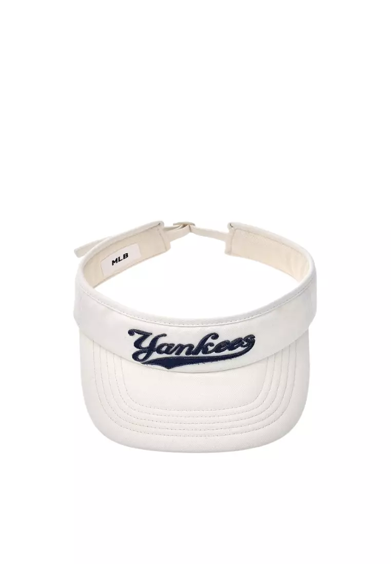 ■MLB Korea■ Varsity Vintage Sun Cap NY DCream 3ASCV0153-50 MLB Sun Cap Unisex Varsity Vintage Sun Cap Model 3ASCV0153