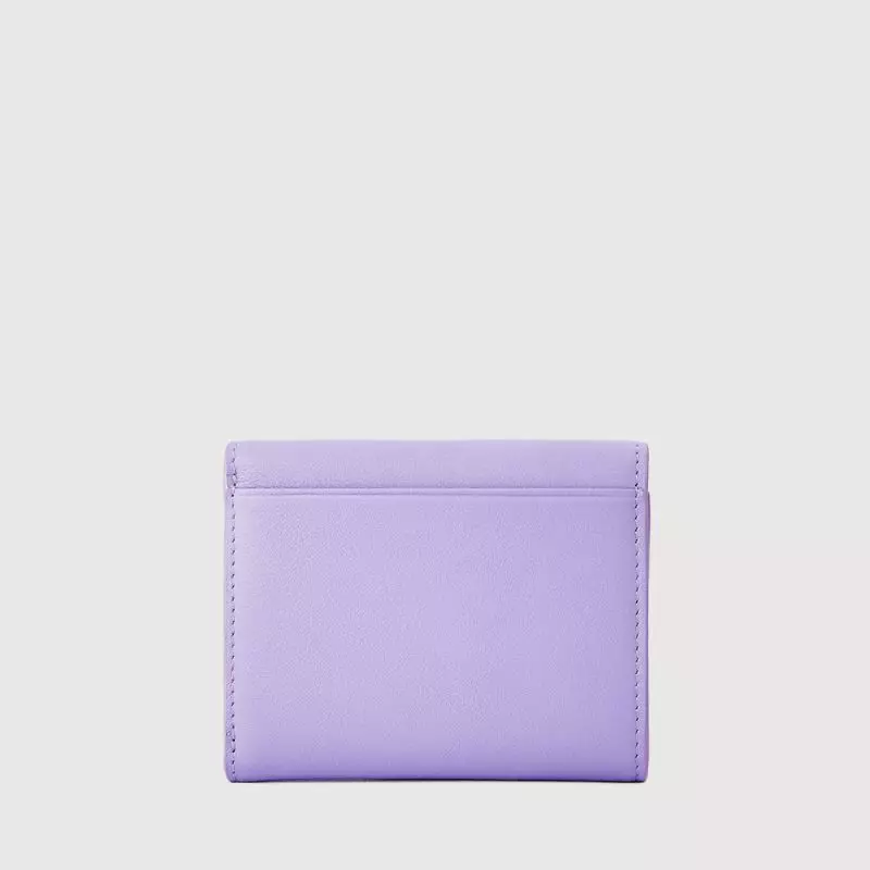 BRAUN BUFFEL PAN 3 FOLD SMALL WALLET WITH EXTERNAL COIN COMPARTMENT