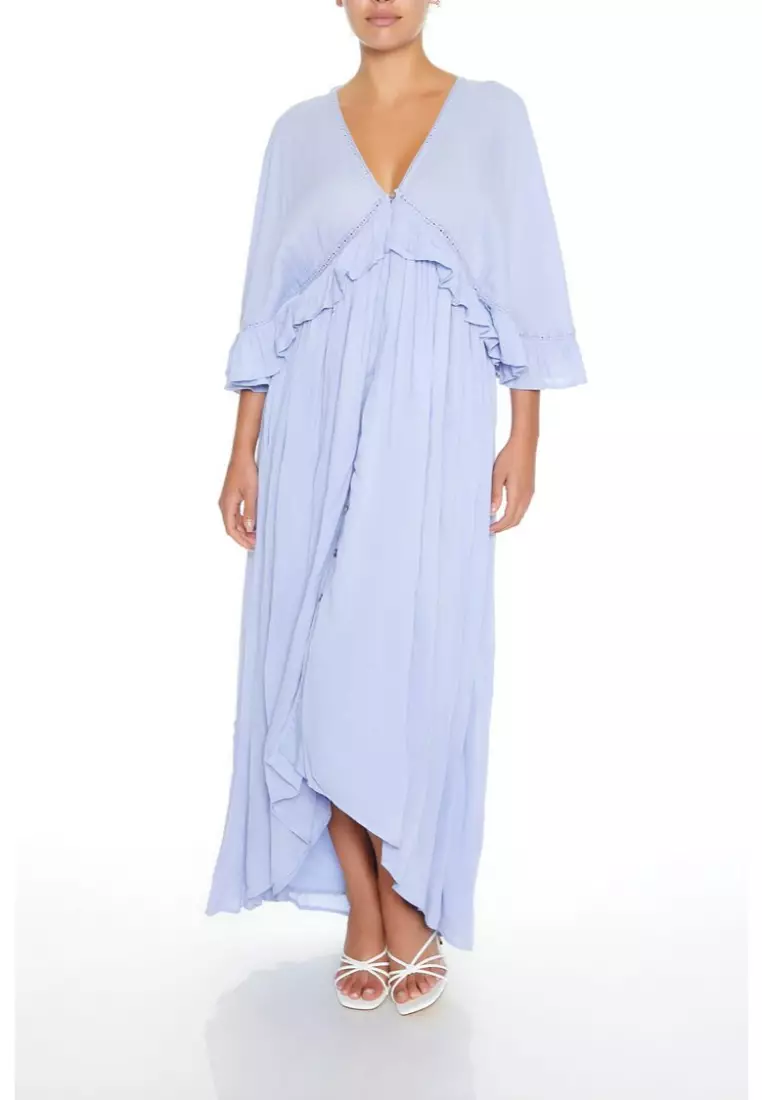 Light blue maxi dress forever 21 sale