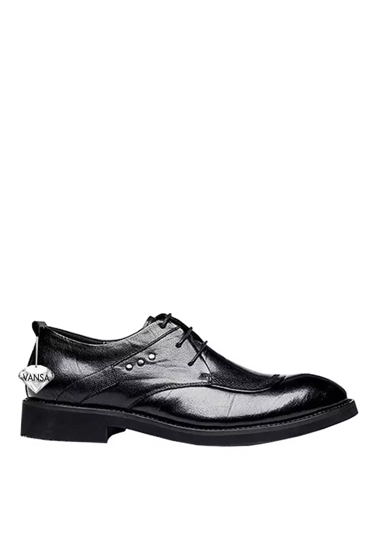 Discount on Twenty Eight Shoes  shoes - SKU: VANSA Top Layer Cowhide Business Causal Shoes VSM-F-3804-1