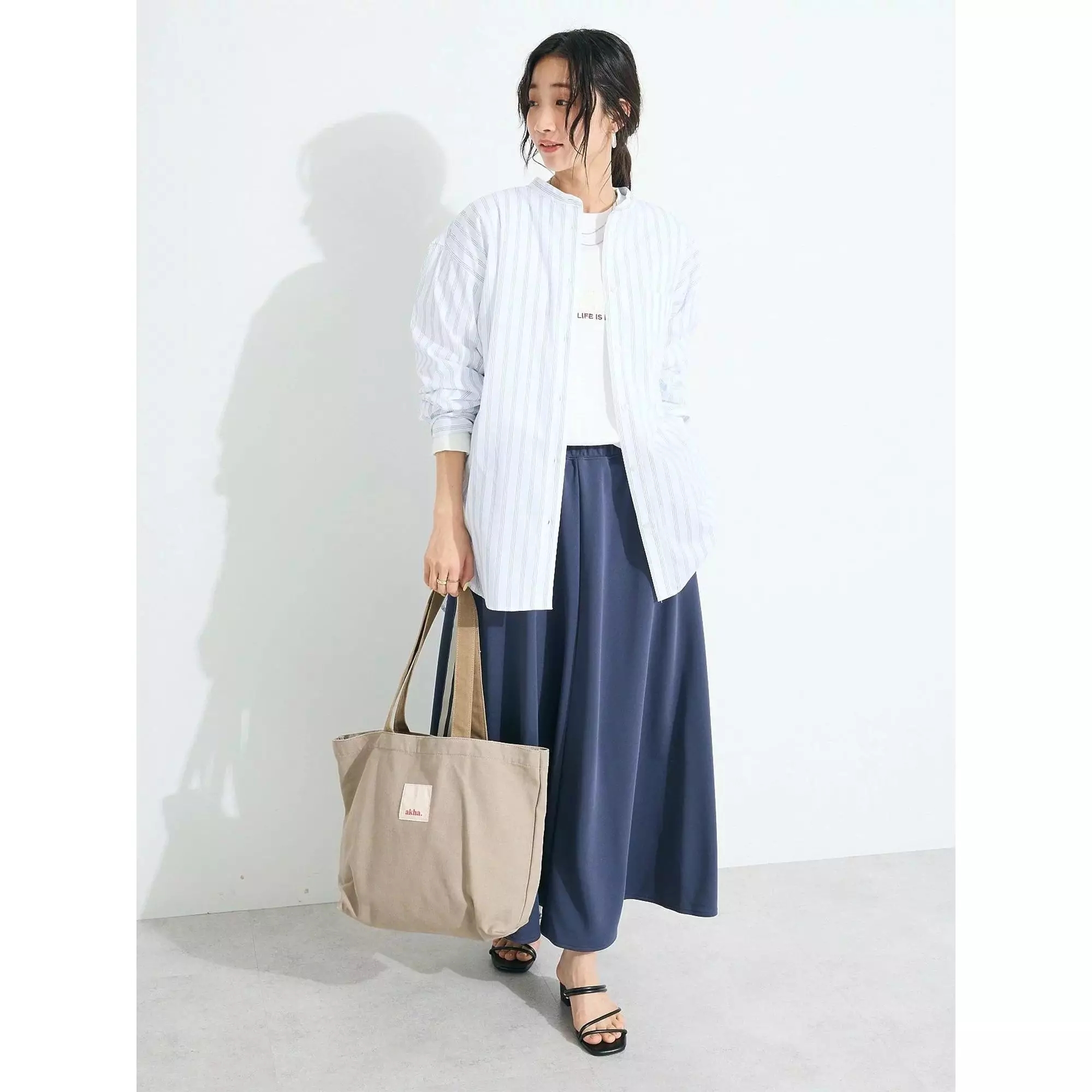 Craft Standard Boutique - Hayato Band Collar Shirt