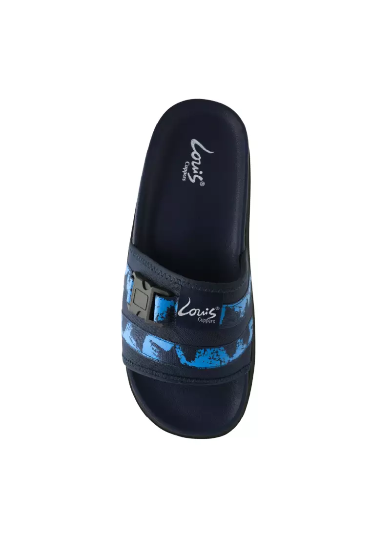 Men Slip On Faux Leather Classic Casual Sandals - 260141279