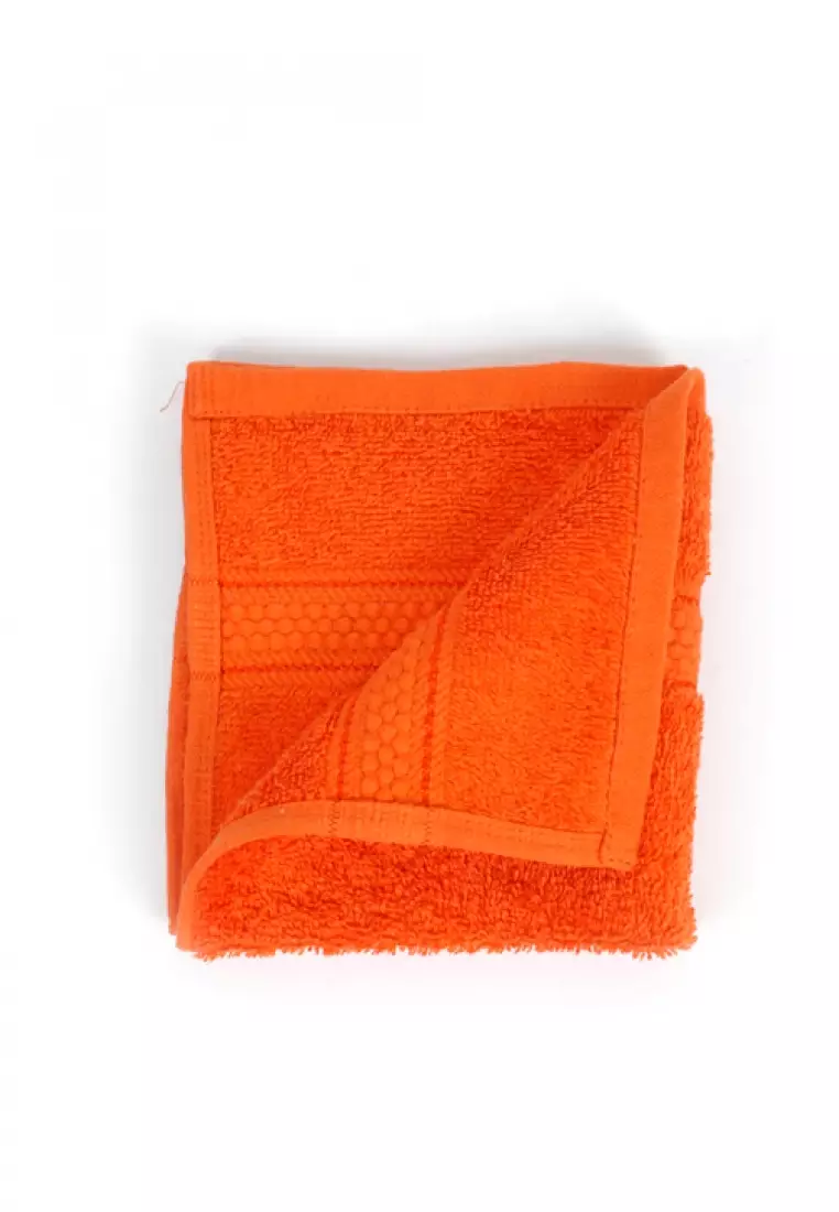 Orange face cloths online