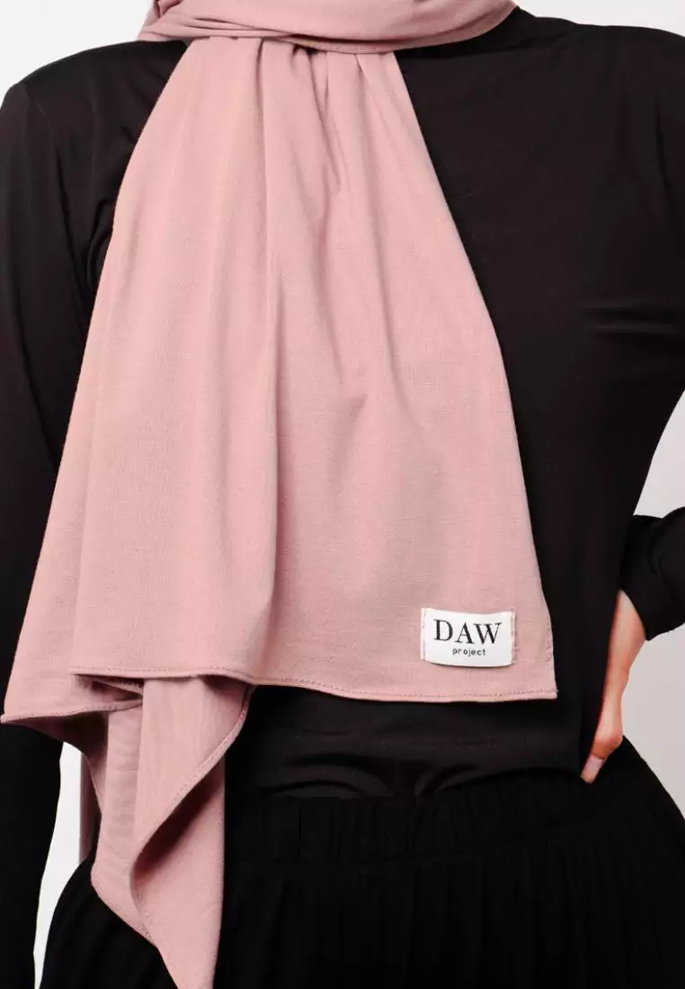 DH045 Hijab Pashmina Milan Coklat Susu