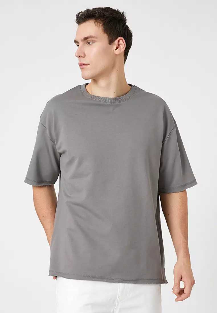 Buy KOTON Basic Oversize T-Shirt Crew Neck 2024 Online