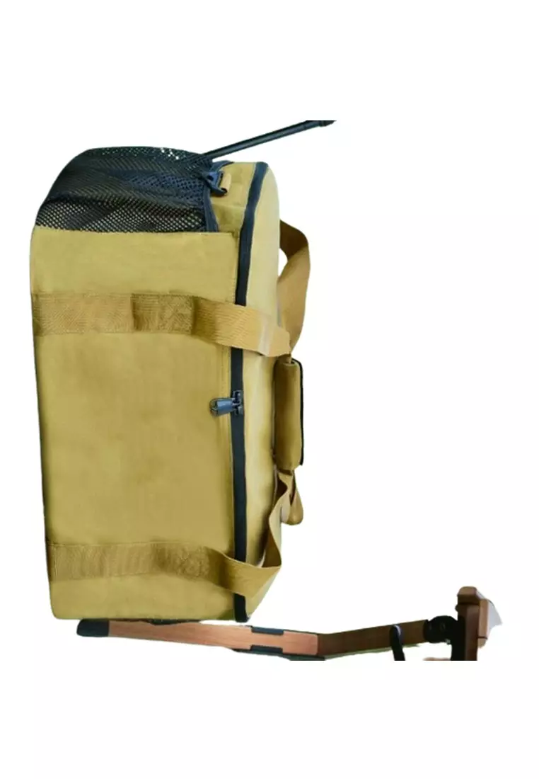 Tas Jinjing Waterproof Camping Picnic Duffel Bag 3 Slots ORIGINAL  - Brown