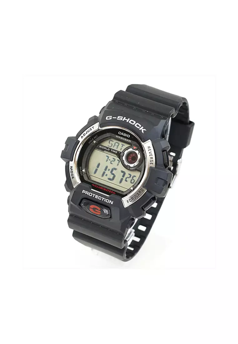 Men Digital Watch G-8900S-1 Black Resin Strap